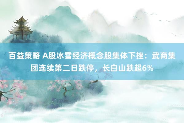 百益策略 A股冰雪经济概念股集体下挫：武商集团连续第二日跌停，长白山跌超6%