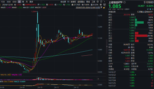 重庆北碚股票配资 沪指新年三连跌，上证综合ETF(510980)跌0.64%冲击四连阴，近3日连续逢跌“吸金”超7700万元！机构：资金面冲击后市场将迎入场点