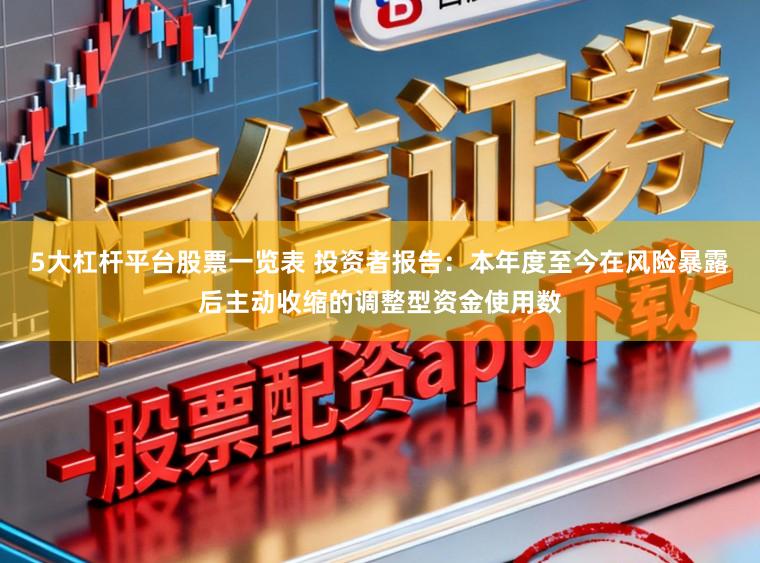 5大杠杆平台股票一览表 投资者报告：本年度至今在风险暴露后主动收缩的调整型资金使用数
